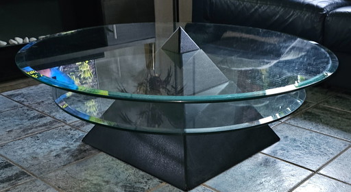 Vintage pyramid coffee table