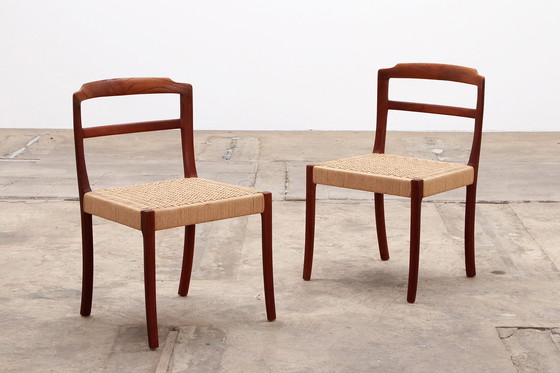 Image 1 of Danish Design Dining Room Chairs Ole Wanscher 1960 Teak