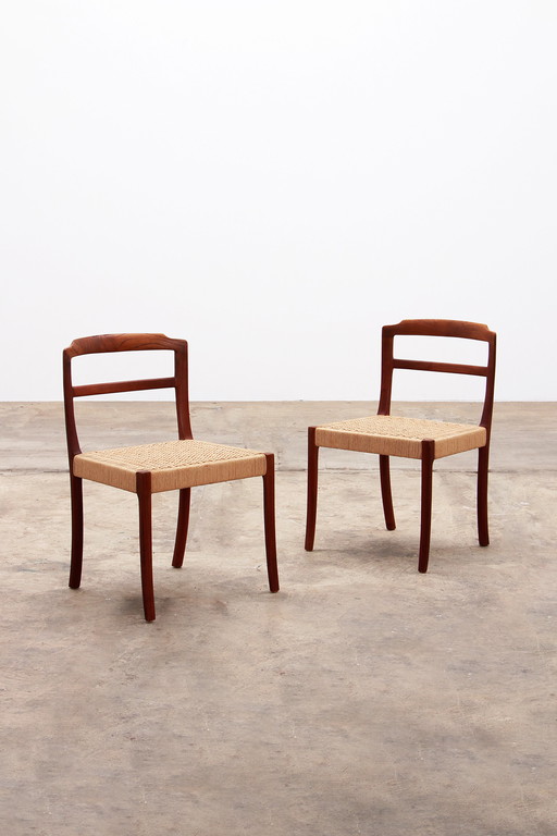 Danish Design Dining Room Chairs Ole Wanscher 1960 Teak