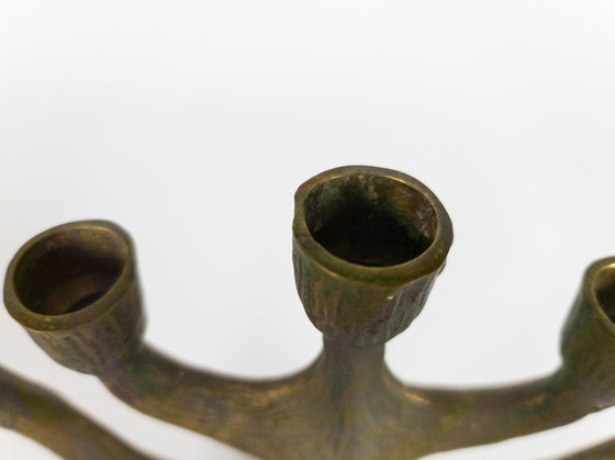 Image 1 of Brutalist - Horst Dalbeck - bronze - candlestick - Germany - 1950-1970