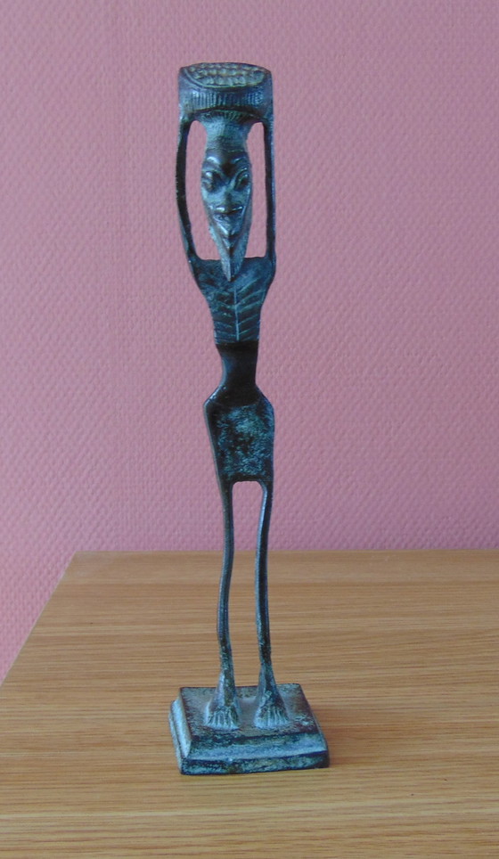 Image 1 of 2 figurines en bronze