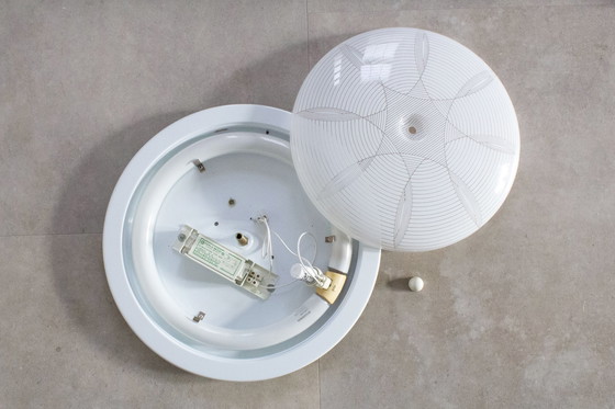 Image 1 of 1 round space age ceiling lamp