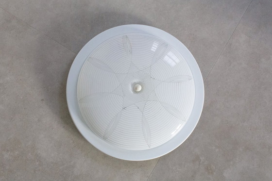 Image 1 of 1 round space age ceiling lamp