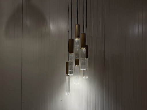 J. Adams & Co Flume Drop Pendant Light Cluster - lamp