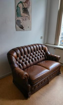 Vintage Chesterfield two seater sofa
