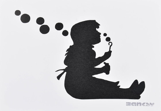 Image 1 of (Après) Banksy - Blowing Bubbles