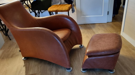 Montis Loge fauteuil + ottoman