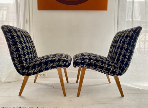 2x Knoll 'Vostra' cocktail chairs by Jens Risom, set