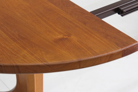 Image 1 of Vintage Danish round dining table solid teak