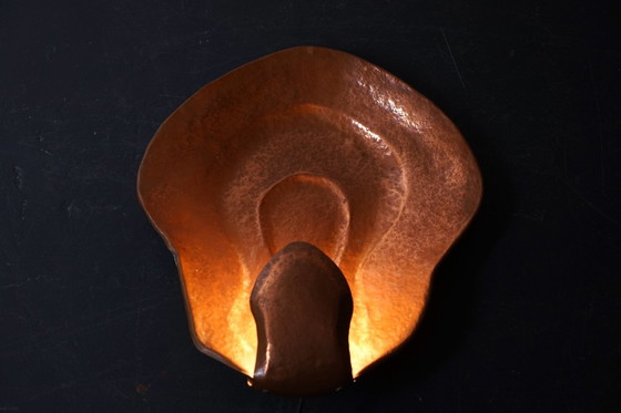 Image 1 of Copper anthroposophical wall lamp