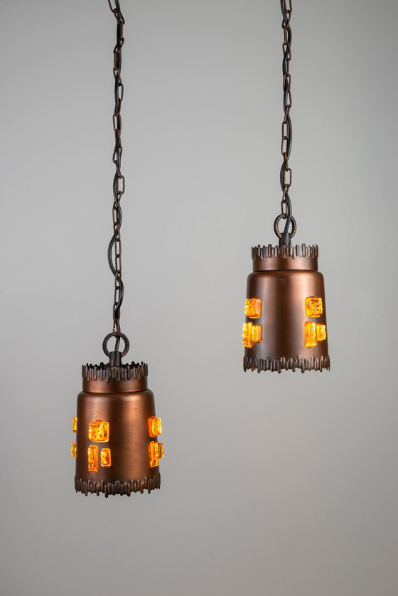 Image 1 of Lampes suspendues Josef Brumberg