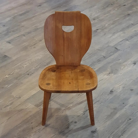 Image 1 of Chaise + tabouret Carl Malmsten