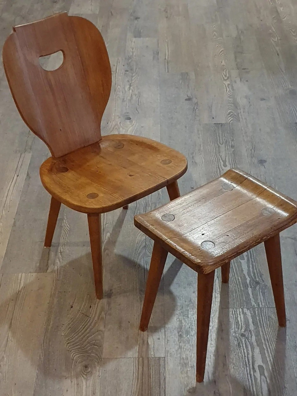 Carl Malmsten chair + stool | €595 | Whoppah