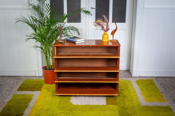 Image 1 of Mid-century modern shoe cabinet