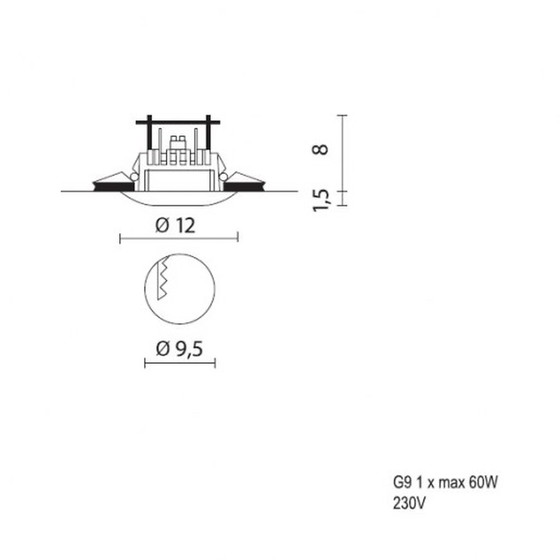 Image 1 of AV Mazzega recessed spots