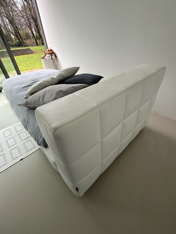 Image 1 of Bonaldo Squaring Basso base white leather single crib