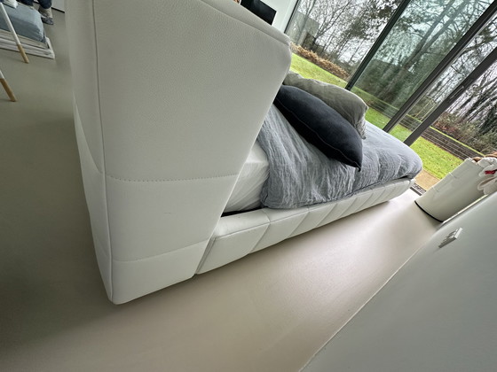 Image 1 of Bonaldo Squaring Basso base white leather single crib