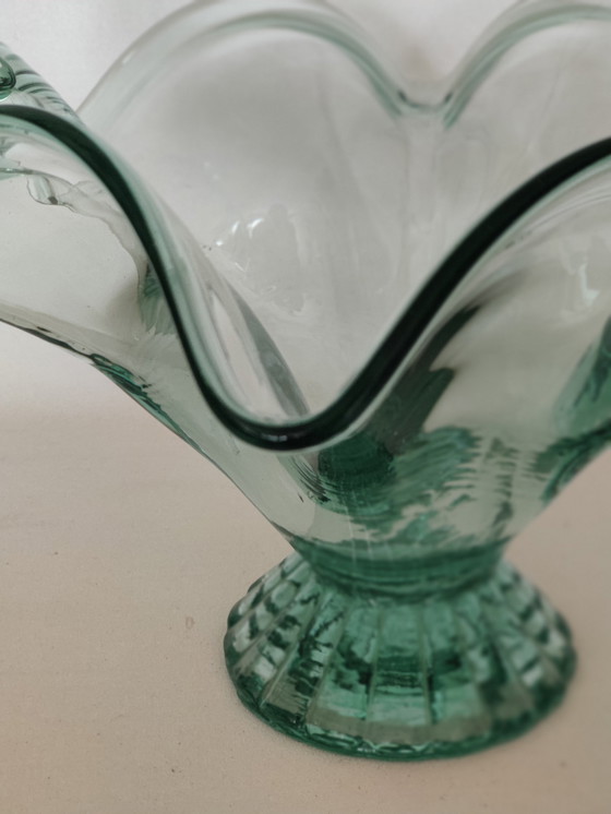 Image 1 of Vintage glass basket