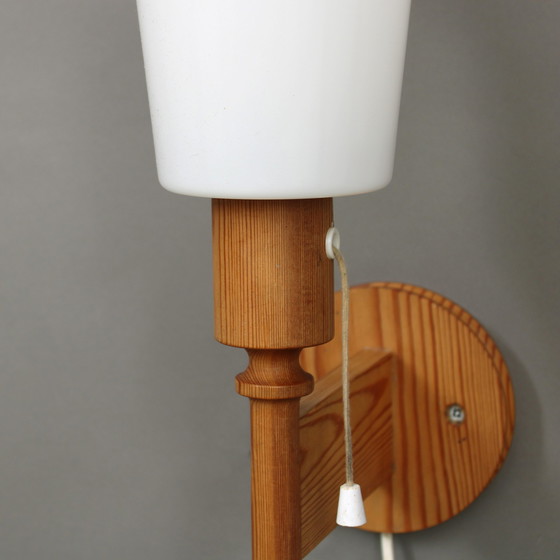 Image 1 of Uno Kristiansson (1925-?) & Östen Kristiansson (1927-2003) for Luxus, Sweden, set of 2 wall lamps, design 1970s