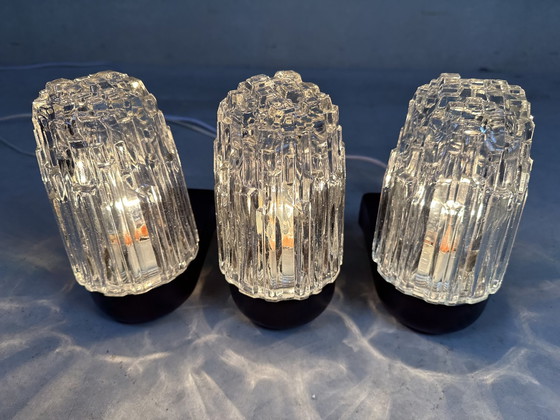 Image 1 of 3x lampe murale vintage Hoffmeister-Leuchten