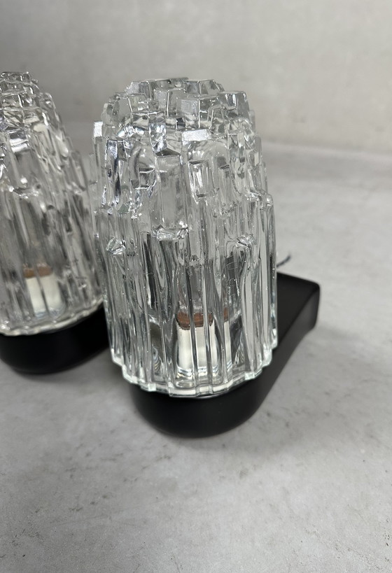 Image 1 of 3x lampe murale vintage Hoffmeister-Leuchten