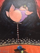 Selwyn Senatori La Donna e Mobile 2002 Origineel schilderij