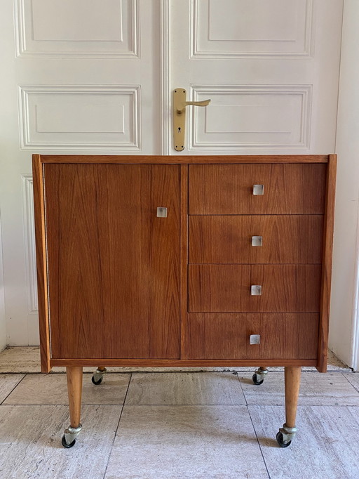 Danish cabinet on wheels