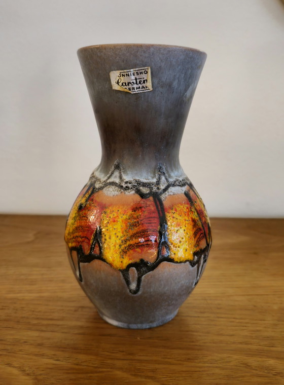 Image 1 of Vaso vintage Carstens Tönnieshof Germania Ovest Arancione 