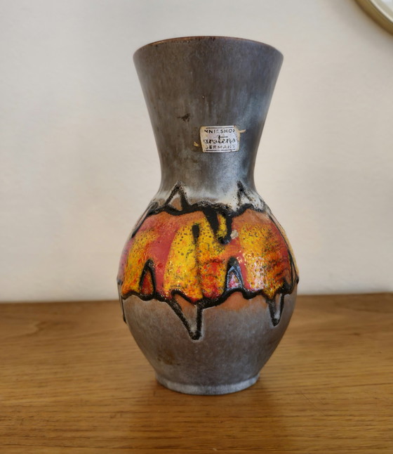 Image 1 of Vaso vintage Carstens Tönnieshof Germania Ovest Arancione 