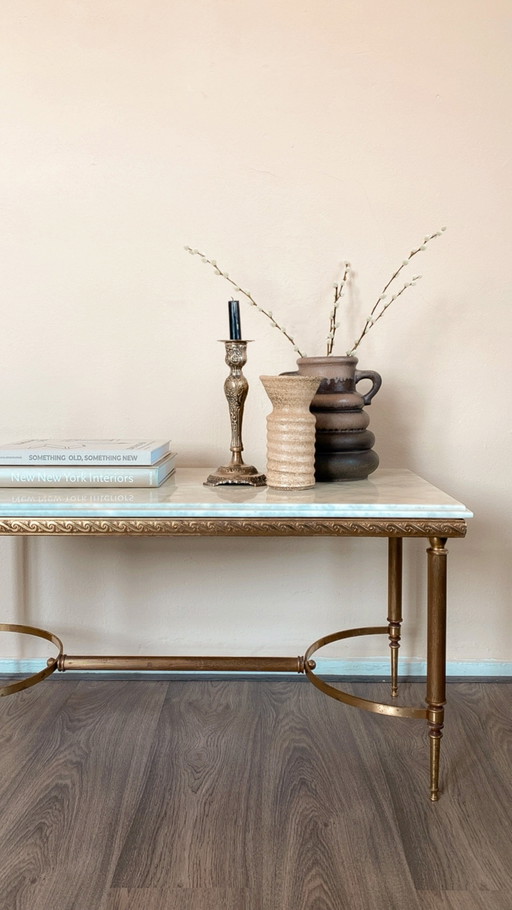 Marble coffee table