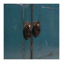 Chinese TV sideboard in turquoise lacquer