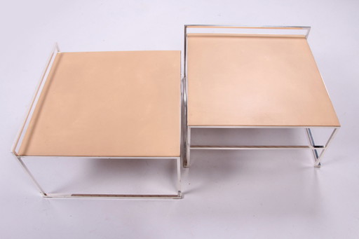 Itian Design side tables by Poltrona Frau