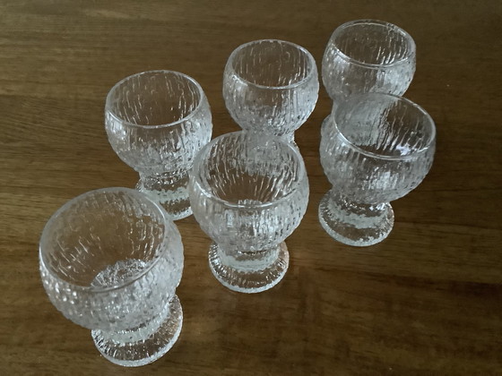 Image 1 of 6x Ittala Paukku wine glasses