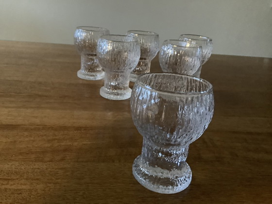 Image 1 of 6x Ittala Paukku wine glasses