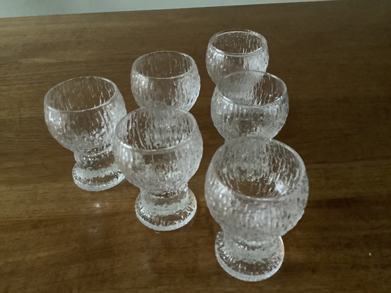 Image 1 of 6x Ittala Paukku wine glasses