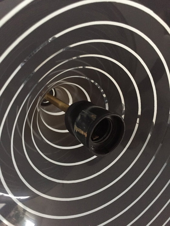 Image 1 of Lampada a sospensione vintage Meblo per Guzzini "Tromba".