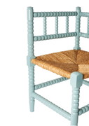 Fauteuil d'angle Bobbin bleu