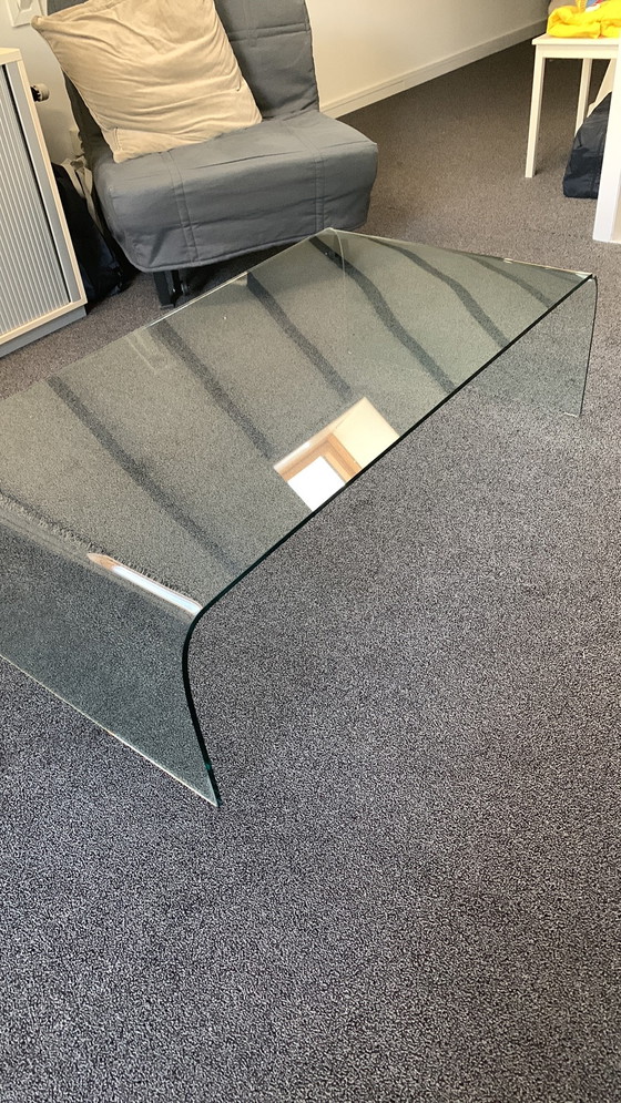 Image 1 of FIam Ponte/waterfall glass table