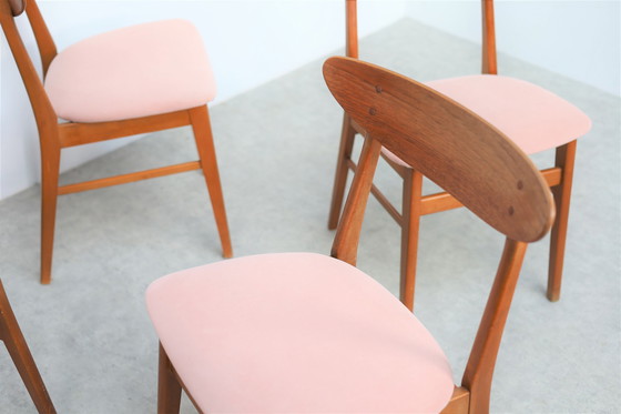 Image 1 of Set di 4 sedie da pranzo vintage Farstrup