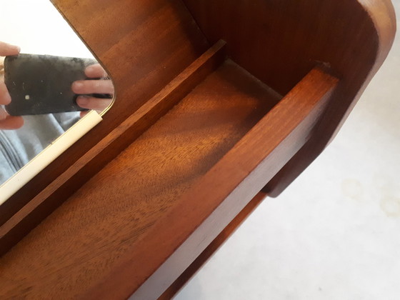 Image 1 of table de chevet vintage avec miroir