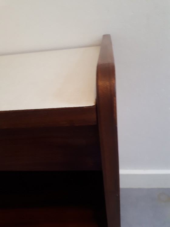 Image 1 of table de chevet vintage avec miroir