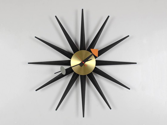 Image 1 of Vitra Sunburst Clock design George Nelson