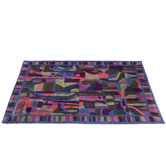 Image 1 of 1990 Magnifique tapis de Giorgetto Giugiaro pour Paracchi. Pure laine. Fabriqué en Italie