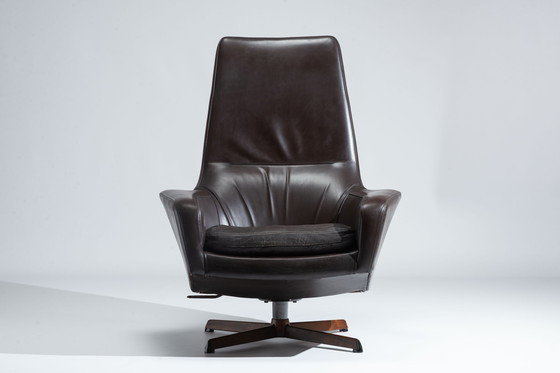 Image 1 of Madsen Schubell Leather Lounge Chair