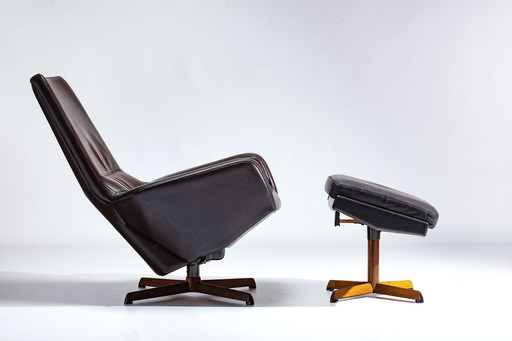 Madsen Schubell Leather Lounge Chair