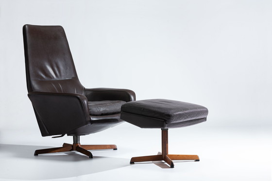 Image 1 of Madsen Schubell Leather Lounge Chair