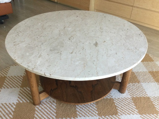 Marble coffee table