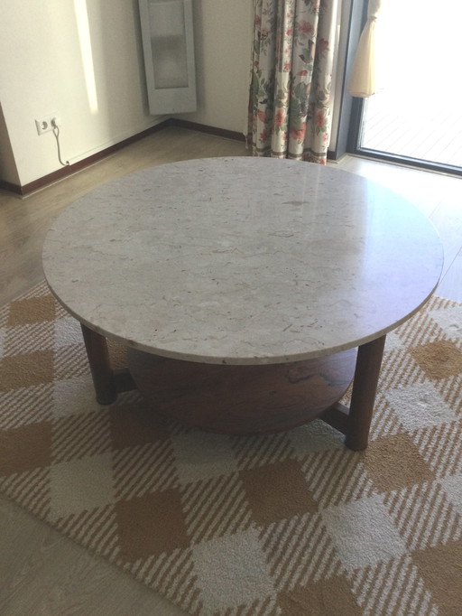 Marble coffee table