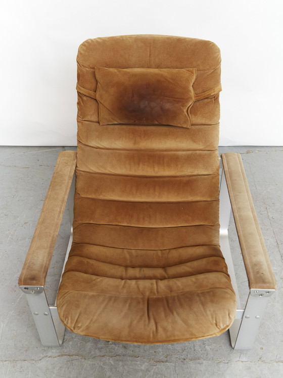 Image 1 of Ilmari Lappalainen Lounge Chair & Ottoman “Pulkka” for ASKO