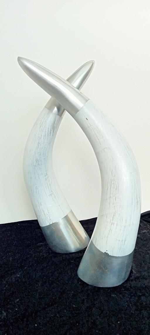 Set of decorative horns